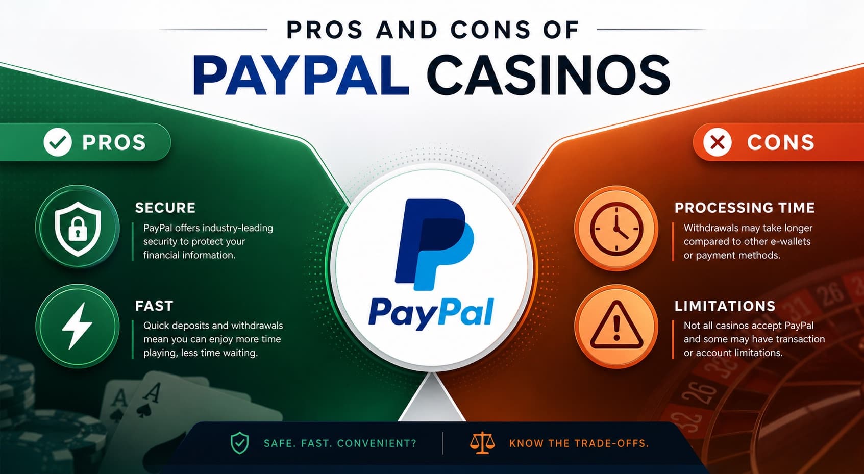 Pros and Cons of PayPal Casinos