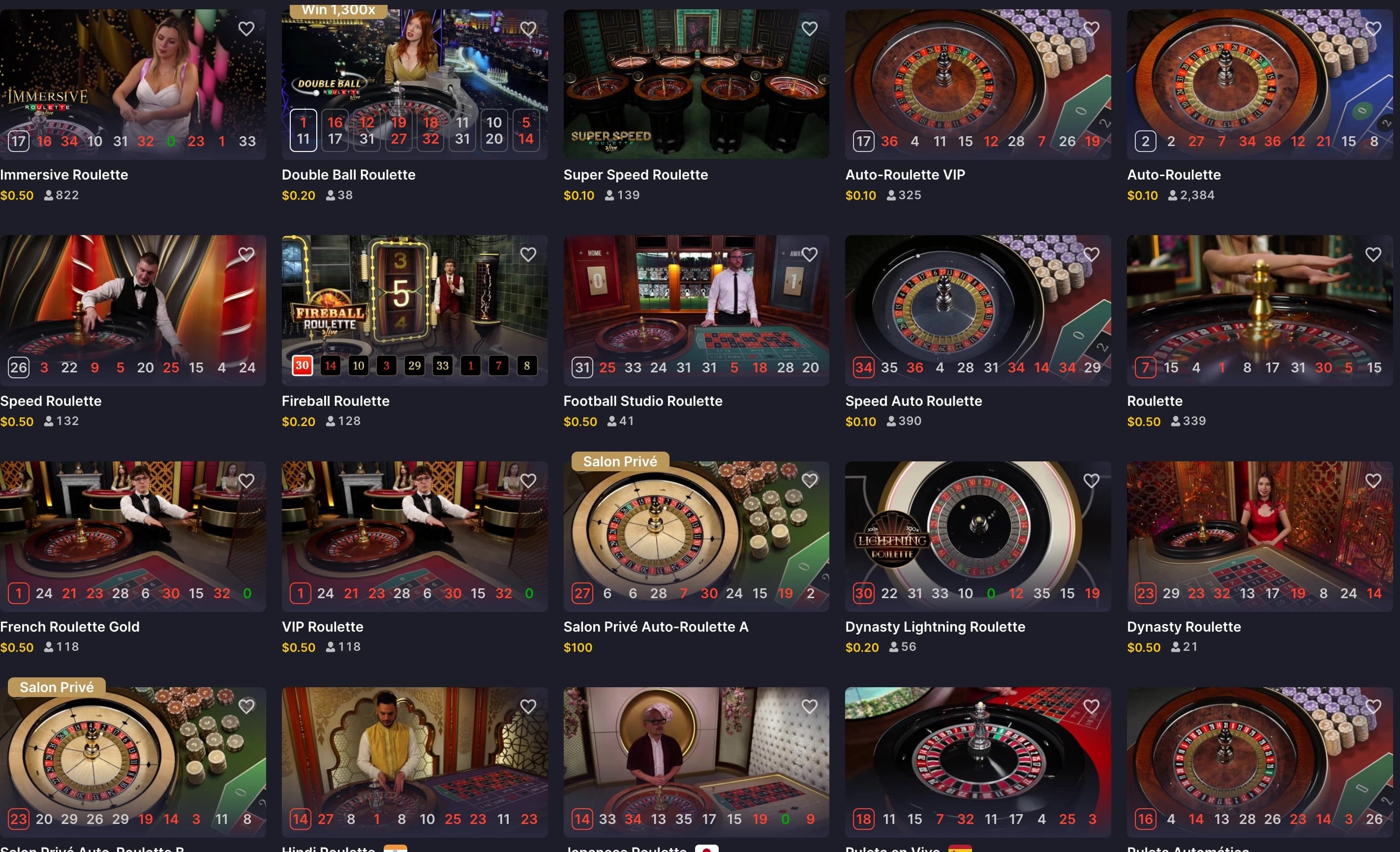 Live Roulette